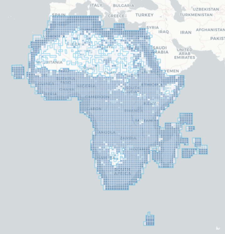WQMS data extent